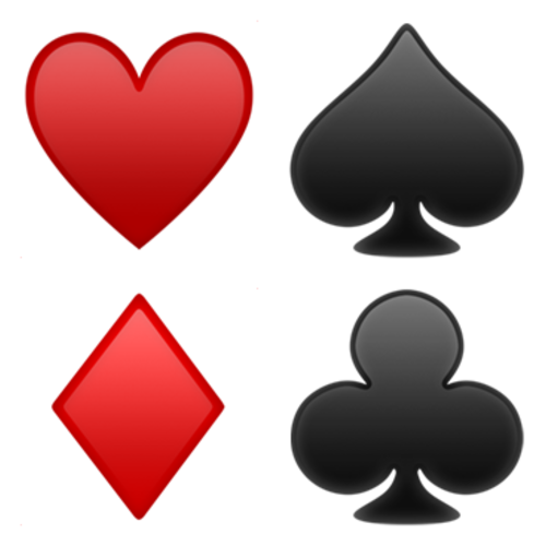 ♥♠♦♣ Emoji Domain iOS rendering